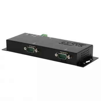 EXSYS EX-6162 Ethernet-naar-2x-RS-232-serial-server met 12V/3A-voeding
