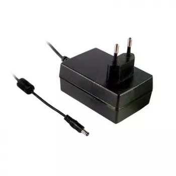 MEAN WELL GSM36E12-P1J medische voeding, 12V DC 3A 36W, EU-stekker, 2,1x5,5mm DC-holplug