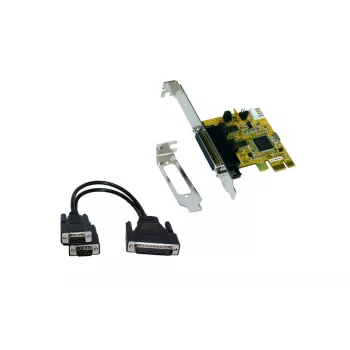 EXSYS EX-44343-2S 2-poorts RS-232 PCI Express seriële kaart, MosChip MCS9901, low profile