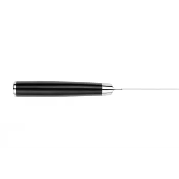 SAMURA Harakiri universeel mes 93 mm AUS-8 roestvrijstaal zwarte ABS-greep