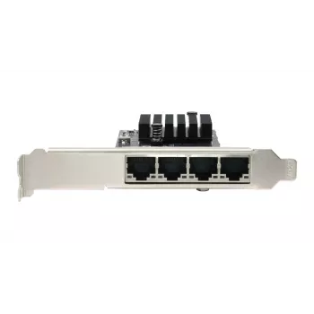 EXSYS Quad 5 Gigabit Ethernet PCIe x4 kaart (Realtek RTL8126) EX-60154