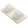HellermannTyton RB8 schroefbevestiging voor kabelbinders, wit, polyamide, 8 mm max. bundel, 100-pack