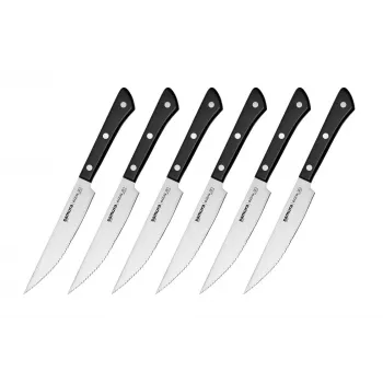 SAMURA 6-delige steakmessenset