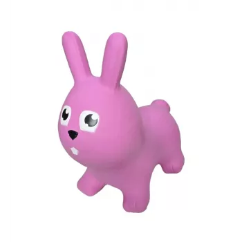 Gerardo's Toys roze konijn – hobbelspeelgoed voor kinderen van 12 maanden tot 5 jaar