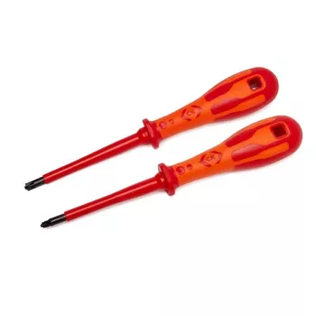 C.K T49146 Dextro VDE Modulo schroevendraaierset, 2-delig, Modulo-bits maat 1 en 2, VDE 1000 V geïsoleerd