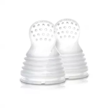 Kidsme Food Feeder Plus reserve-siliconenzakje, XL, 2-pack