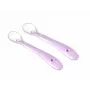 Kidsme baby-spenenlepel, 2-pack, lavendel, voedselveilig siliconen, vanaf 4 maanden