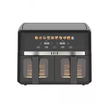 QUIN 9L digitale heteluchtfriteuse 1800W zwart