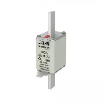 Eaton 100NHG02B NH-zekering D02 100 A 500 V gG met mechanische indicator, 3-pack