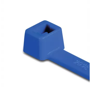 HellermannTyton T30R-PA66-BU blauwe kabelbinder, 150mm x 3,5mm, 100-pack 111-03008