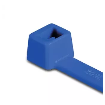 HellermannTyton T30R-PA66-BU blauwe kabelbinder, 150mm x 3,5mm, 100-pack 111-03008