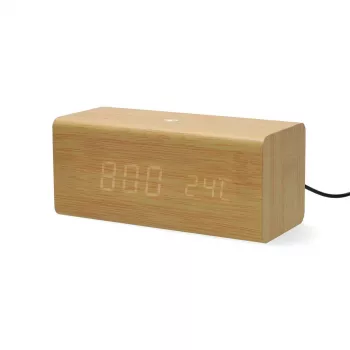 Nedis digitale radiowekker hout