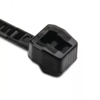 HellermannTyton OS-serie kabelbinders met buitenvertanding 100 x 2,5 mm, zwart, 100 stuks 118-04700