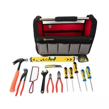 C.K Tools T5971 gereedschapsset in tas, 15 stuks