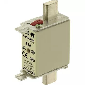Eaton 63NHG000B NH-zekeringpatroon, maat 0, 63 A, 500 V AC, gG