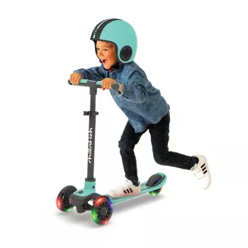 Chillafish Scotti 3-wiel step met lichtgevende wielen, vanaf 3 jaar, mint