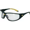 BULLITT CAT Tread 100 veiligheidsbril heldere glazen zwart/gele montuur TREAD100CATERPILLAR