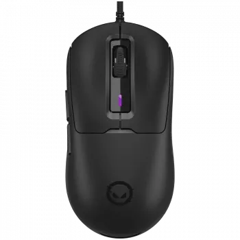 LORGAR MSA10R bedrade gamingmuis, PixArt 3311, 6 programmeerbare knoppen, zwart (LRG-MSA10R-BK)