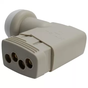Triax TQT 400 Gold universele quattro-lnb met 4 uitgangen voor multiswitch 304873