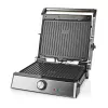 Nedis contactgrill 2000 W zwart
