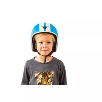 Chillafish Bobbi kinder veiligheidshelm, blauw, maat S (48-52 cm)