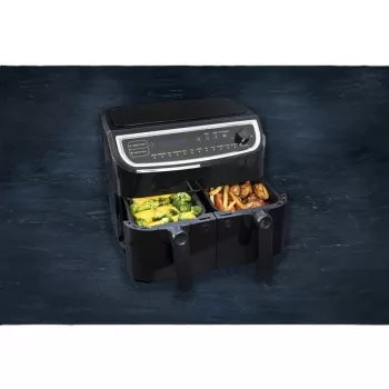 Gastronoma Dual Basket heteluchtfriteuse 9L 2400W zwart