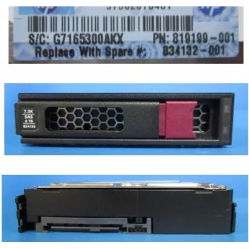HPE 8TB SAS 12Gb/s 7200 RPM 3,5-inch Low Profile Midline harde schijf 834031-S21