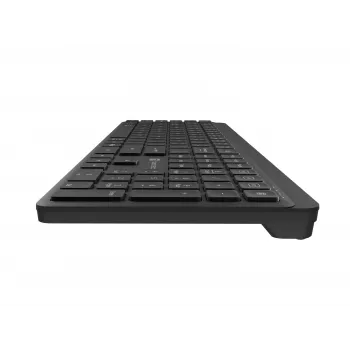 Natec Tang US draadloos toetsenbord Bluetooth + 2,4 GHz Silent Slim zwart