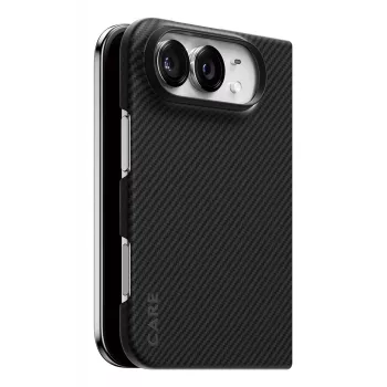 CARE by PanzerGlass Discovery Case met MagSafe voor iPhone Fold (2026), zwart/grijs (CR83510)