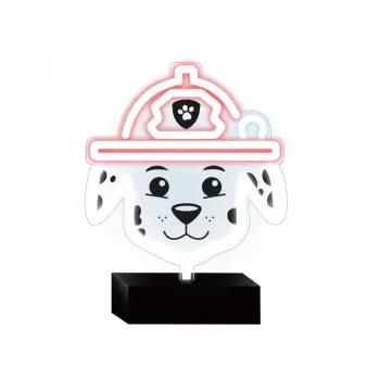PAW Patrol LED-neonlamp met standaard voor kinderen, Marshall