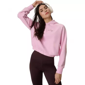 4F Dames Sweatshirt Lichtroze Ronde Hals F2175 Maat L