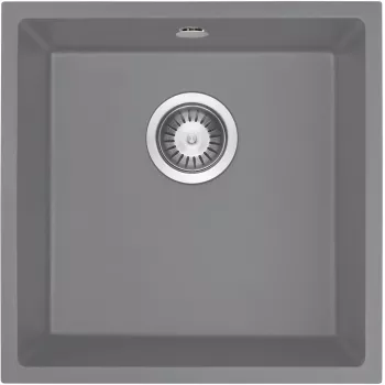 DEANTE Hangende 1-Bak Granieten Spoelbak ZQA_S10A Zwart