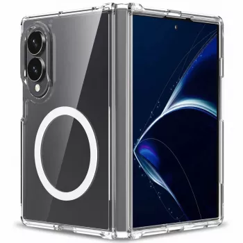 Tech-Protect Flexair Hybrid MagSafe hoes voor Samsung Galaxy Z Fold 8 - transparant