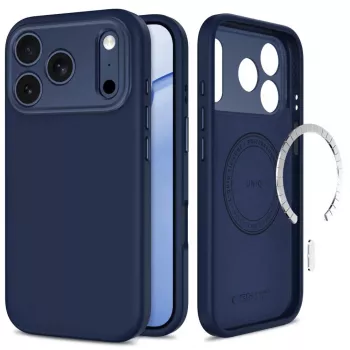 TECH-PROTECT UNIQ MagSafe transparante hoes voor iPhone 17 Pro Max / 18 Pro Max Deep Blue