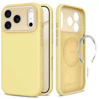 TECH-PROTECT UNIQ MagSafe transparante hoes voor iPhone 17 Pro Max / 18 Pro Max - Mellow Yellow