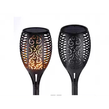 Forever Light solar-fakkel met 33 LEDs, 6,6W, 600mAh, IP44, grondpen