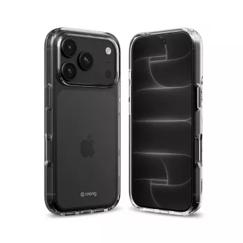 Crong Clear Cover hoes voor iPhone 18 Pro / 17 Pro (transparant)