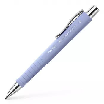 Faber-Castell Poly Ball XB Colours balpen, iris schacht, blauwe inkt, 1,0 mm 241154