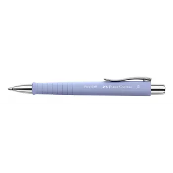 Faber-Castell Poly Ball XB Colours balpen, iris schacht, blauwe inkt, 1,0 mm 241154