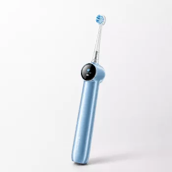 RANVOO PH5 Bubble Sonic elektrische tandenborstel, 38.000 VPM, 5 modi, IPX7, USB-opladen, blauw