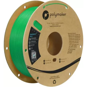 Polymaker PolySonic PLA high speed 1,75mm groen 1kg 3D-printerfilament PA12010