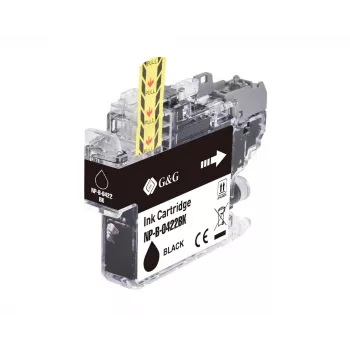 G&G compatibele Brother LC422BK zwarte inktpatroon (550 pagina's) - 20580