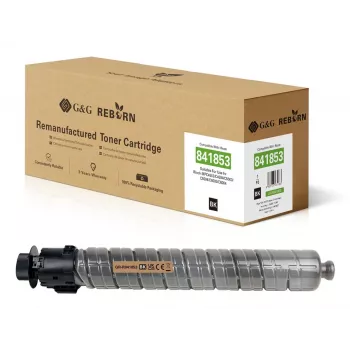 G&G compatibele tonerpatroon voor Ricoh 841853, zwart, 33.000 pagina's GR-R841853