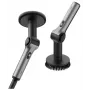 HOTO Flexi draadloze spin scrubber QWQJA08 (HFE0030GL) – telescopische elektrische reinigingsborstel met 3 opzetstukken, IPX7, USB-C