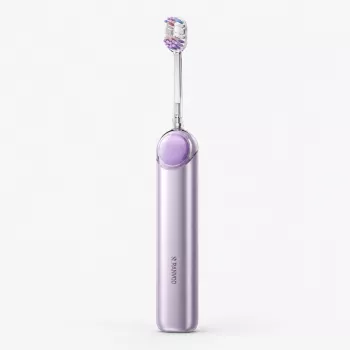 RANVOO PQ5 Pure Sonic elektrische tandenborstel, paars, 5 modi, 4 borstelkoppen, USB-opladen
