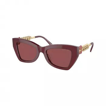 Michael Kors dames MK2205-394975 zonnebril, donker schildpad montuur, bruin gradient glazen, 52/19/140 mm