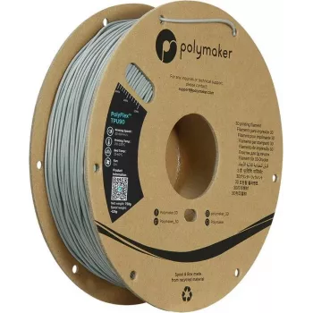 Polymaker PolyFlex TPU90 flexibel TPU filament 1,75 mm 750 g grijs PD02003