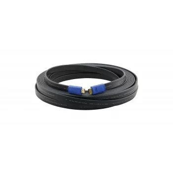 Kramer C-HM/HM/FLAT/ETH-6 platte high-speed HDMI-kabel met ethernet, 1,8 m, zwart 97-01014006
