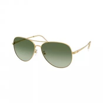 Tory Burch dames TY6114-33438E vierkante zonnebril, Dark Havana montuur, bruine gradient glazen, 60mm