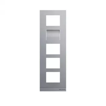 Busch-Jaeger Welcome frontplaat voor videomodule, edelstaal, 1-voudig (2TMA130160X0028)